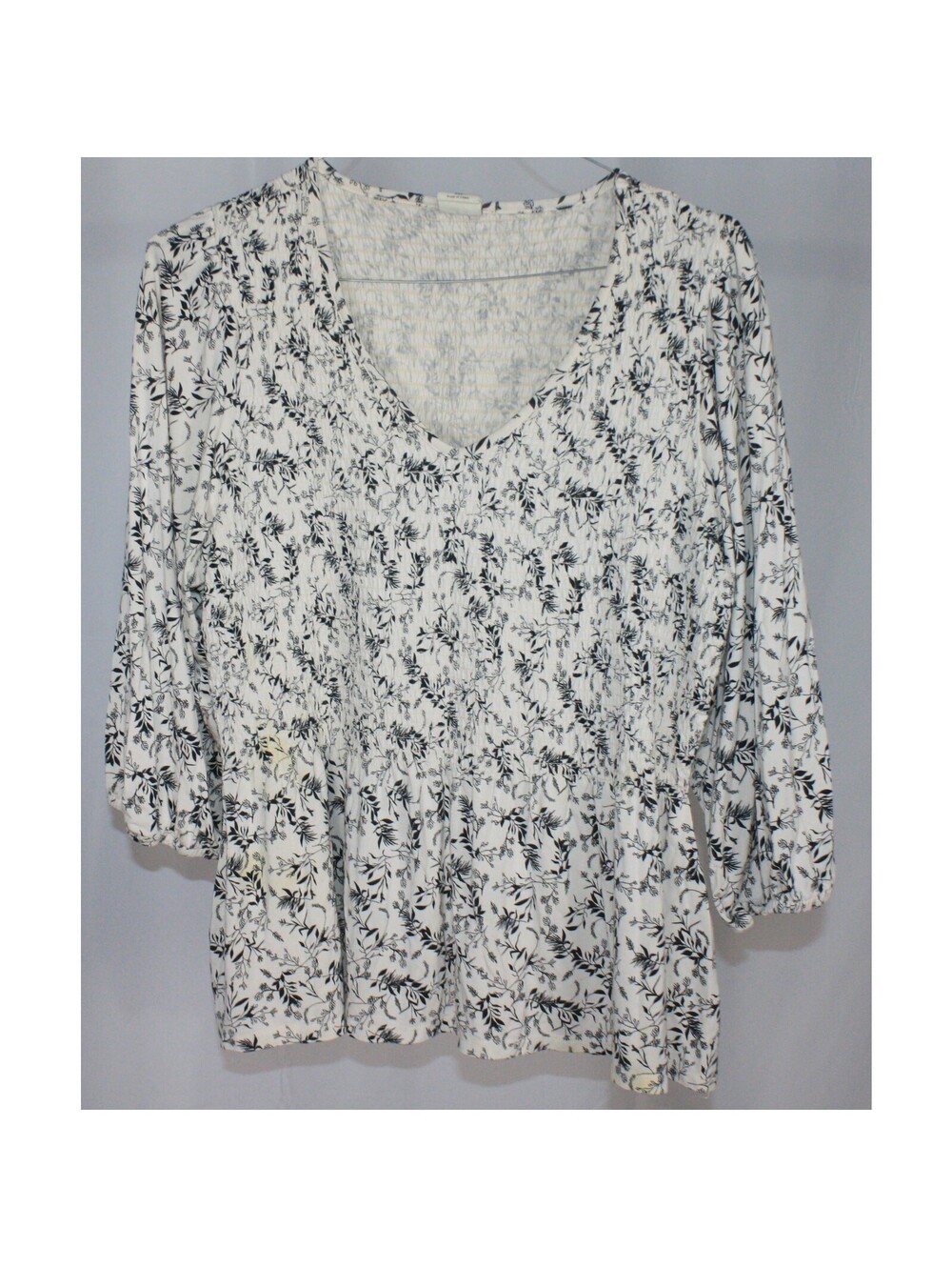 Good Hart Floral Top Women’s XXL Boho Oversized Tunic Blouse